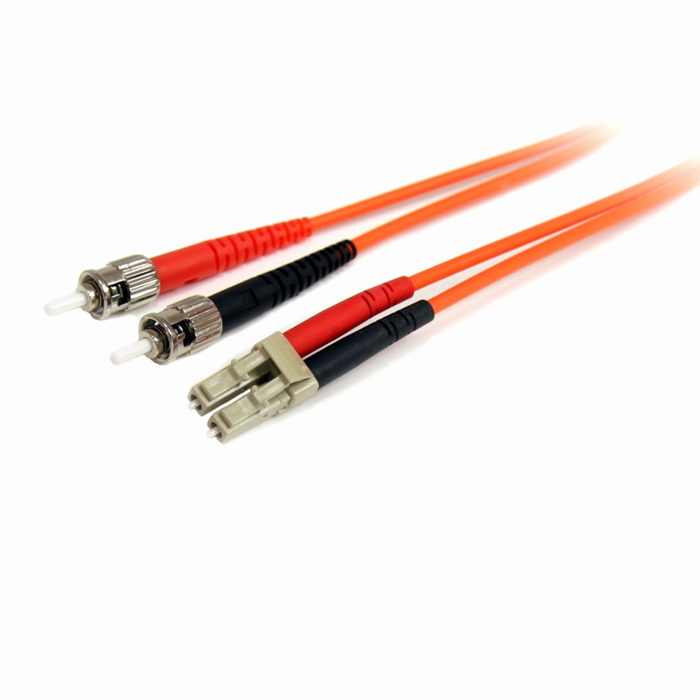 StarTech.com 5m Fiber Optic Cable - LSZH - LC/ST - OM1 - LC to ST Fiber Patch Cable - 5m LC/ST Fiber Optic Cable - FIBLCST5 MPN:FIBLCST5