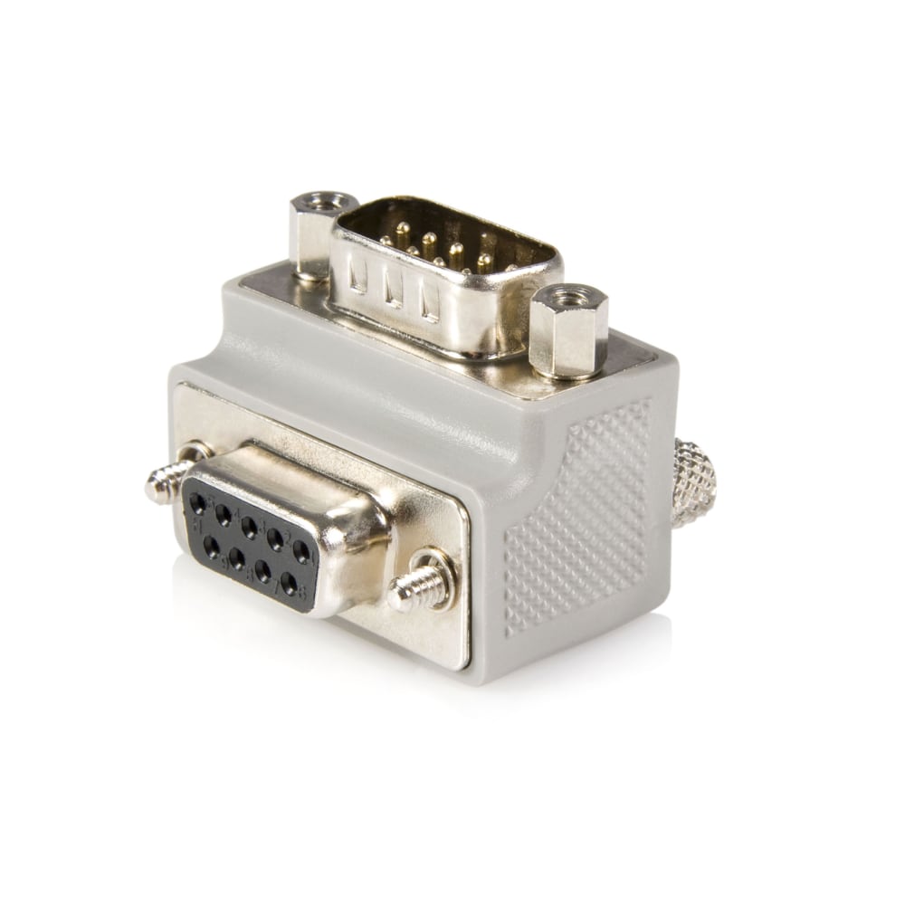 StarTech.com Serial adapter cable - Type 2 - right angle DB9 (m) -DB9 (f) - Serial ATA - Add space - GC99MFRA1 MPN:GC99MFRA1