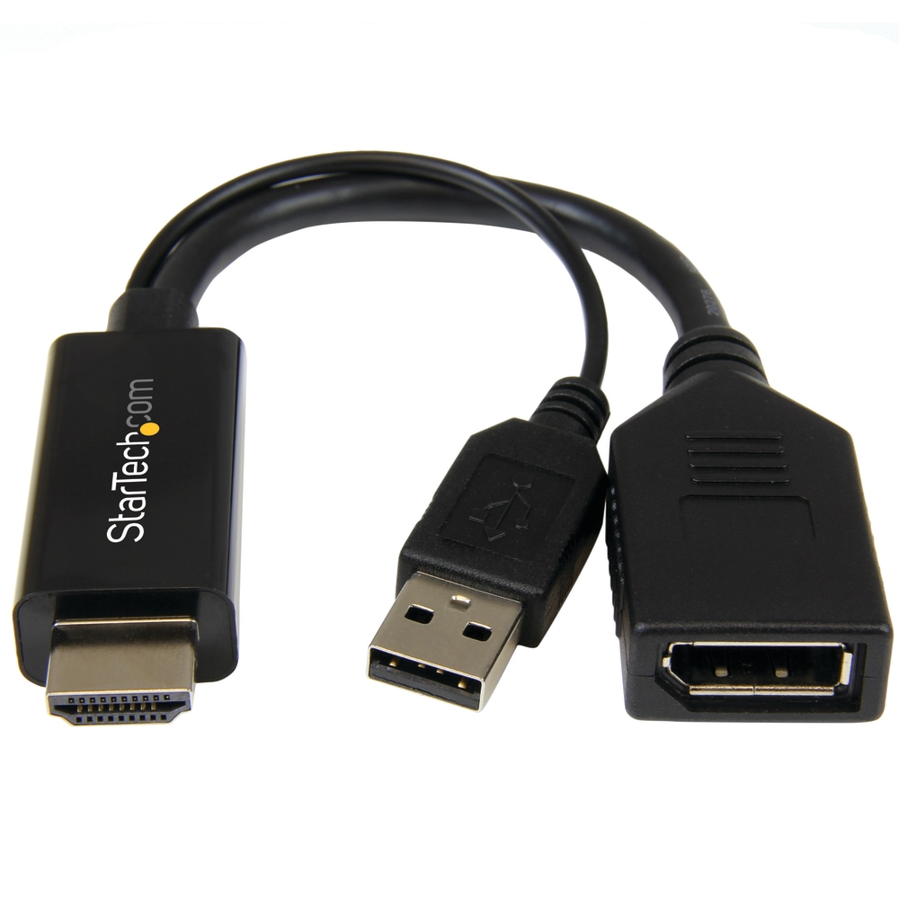 StarTech.com HDMI to DisplayPort Adapter - 4K 30Hz - HDMI to DisplayPort Converter - Compact HDMI to DP Adapter - HD2DP MPN:HD2DP