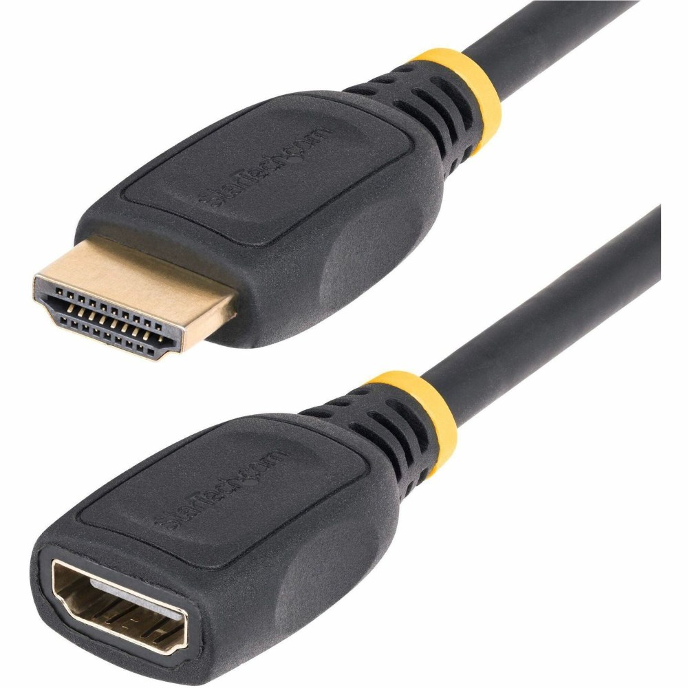 StarTech.com 6.6ft (2m) HDMI 2.0 Extension Cable, High Speed HDMI Port Saver Cable, 4K 60Hz, HDMI Male to Female Extension Adapter Cord MPN:HD2MF6FL