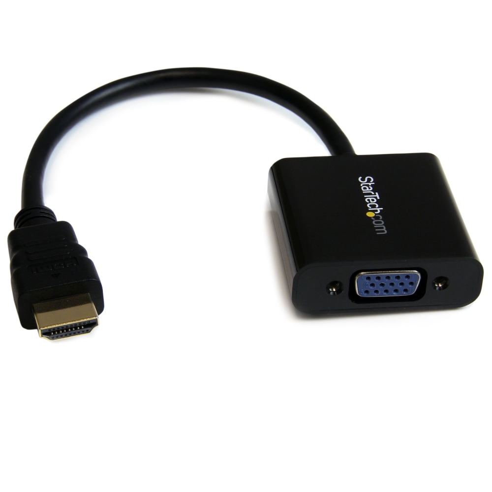 StarTech.com HDMI To VGA Adapter, Black MPN:HD2VGAE2