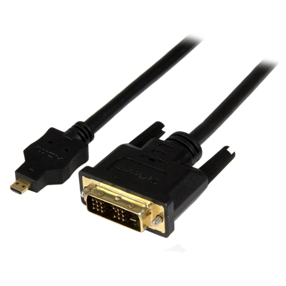 StarTech.com 2m Micro HDMI to DVI-D Cable - M/M - 6.56 ft DVI/HDMI Video Cable - HDDDVIMM2M MPN:HDDDVIMM2M