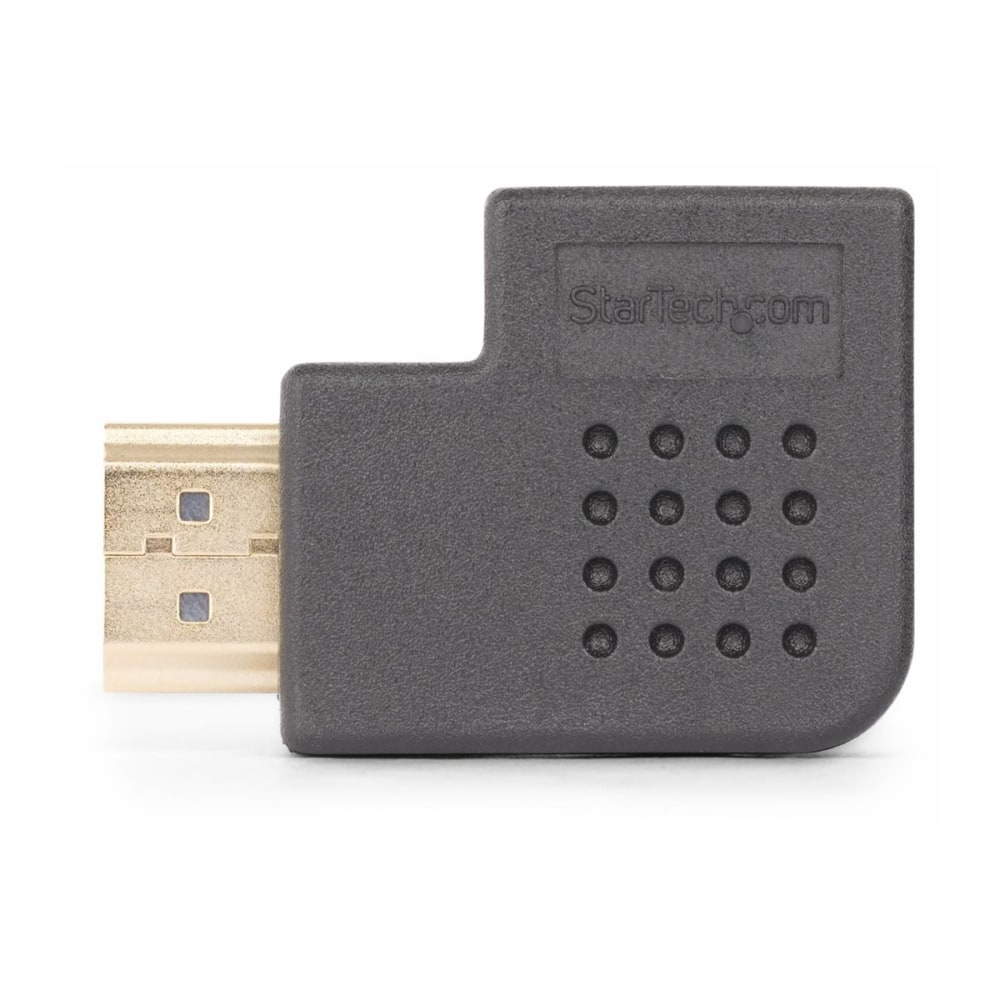 StarTech.com Right Angle HDMI 2.0 Adapter, Male to Female, Horizontal 90-Degree Angled HDMI Port Saver, 4K 60Hz, High Speed HDMI Connector Extension MPN:HDMI2HDMIMFRA