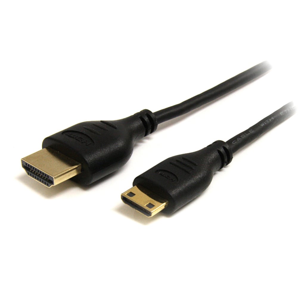 StarTech.com HDMI Cable with Ethernet, 6ft, Black MPN:HDMIACMM6S