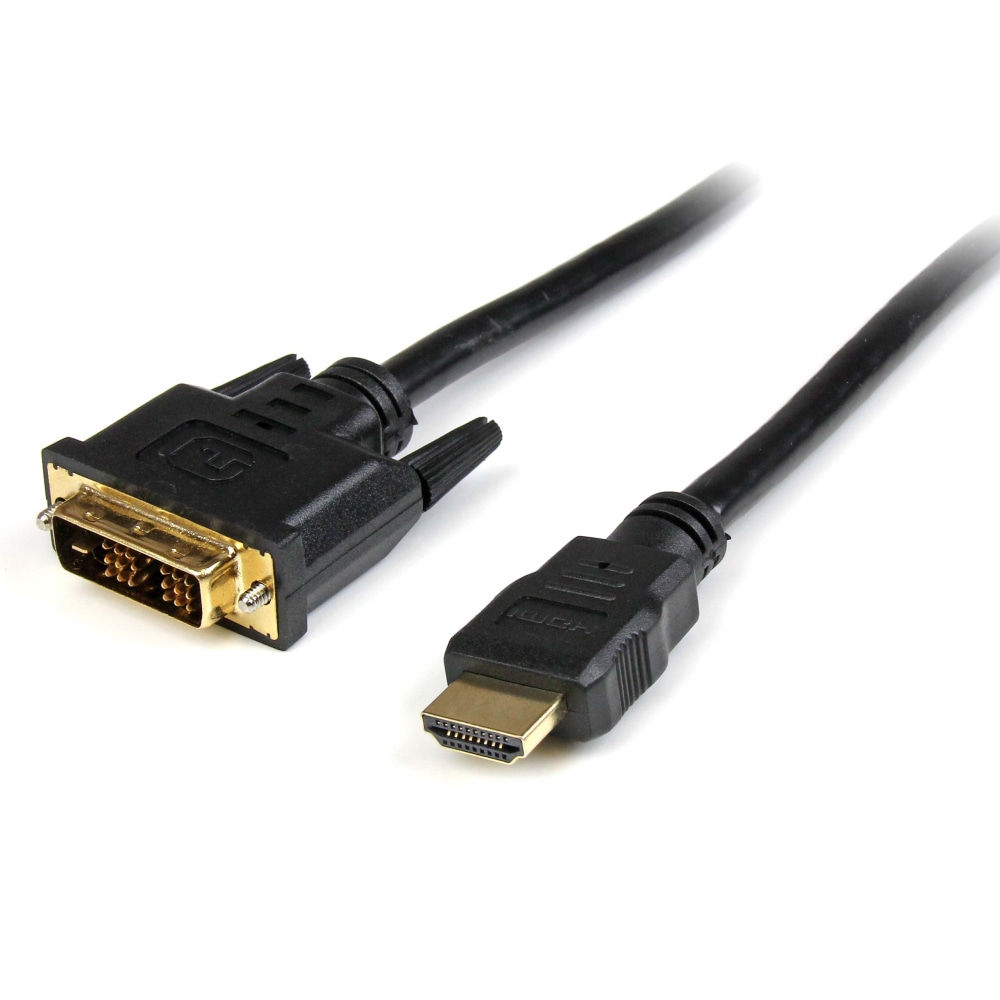 StarTech.com HDMI to DVI Cable - 6 ft / 2m - HDMI to DVI-D Cable MPN:HDMIDVIMM6
