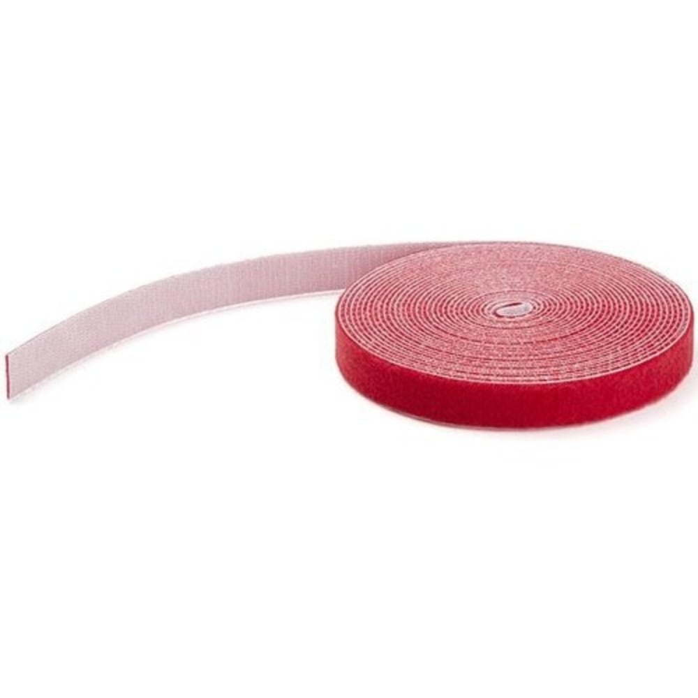 StarTech.com 50ft Hook and Loop Roll - Red - Cable Management (HKLP50RD) MPN:HKLP50RD