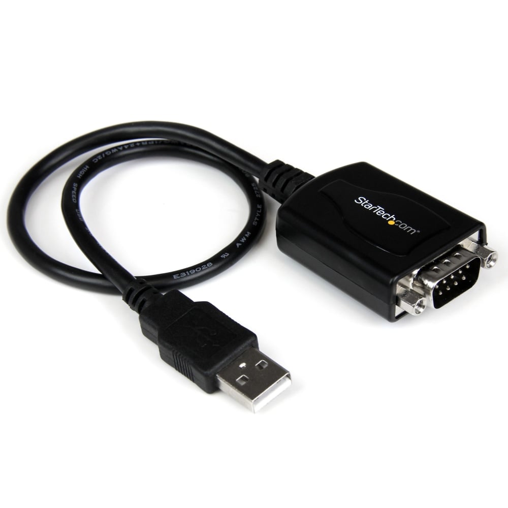 StarTech.com USB to Serial Adapter - 1 Port - COM Port Retention - Texas Instruments TIUSB3410 - USB to RS232 Adapter Cable - ICUSB2321X MPN:ICUSB2321X
