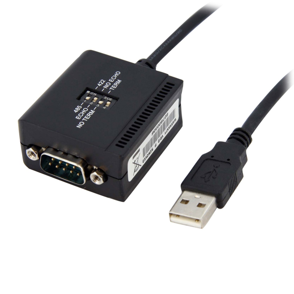 StarTech.com 6ft (1.8m) 1-Port Professional RS422/485 USB Serial Cable Adapter with COM Retention, USB to RS422 Adapter - ICUSB422 MPN:ICUSB422
