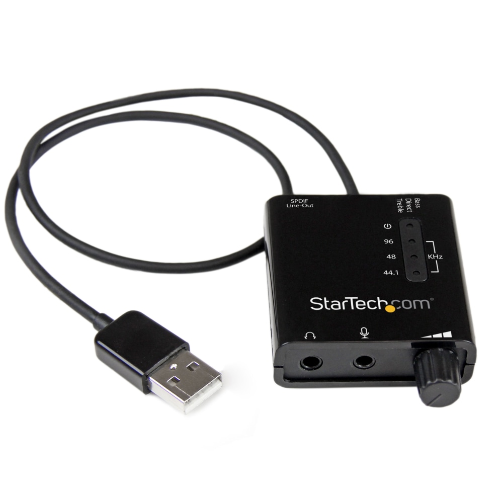 StarTech.com USB Sound Card w/ SPDIF Digital Audio & Stereo Mic - External Sound Card - ICUSBAUDIO2D MPN:ICUSBAUDIO2D
