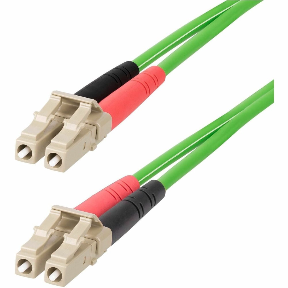 StarTech.com 5m (16.4ft) LC to LC (UPC) OM5 Multimode Fiber Optic Cable, 50/125µm Duplex Zipcord, 40G/100G, LSZH Fiber Jumper Cord - LCLCL5MOM5FIBER MPN:LCLCL-5M-OM5-FIBER