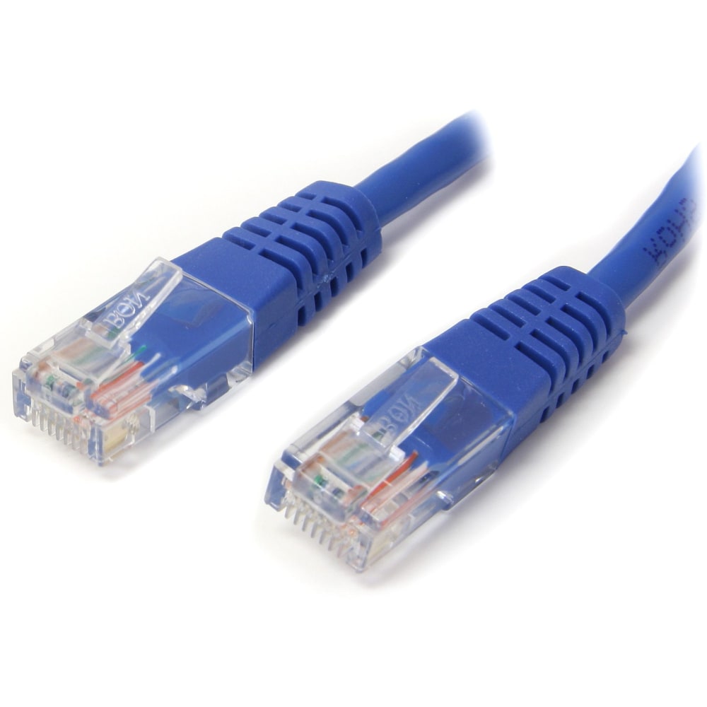StarTech.com 10ft Blue Molded Cat5e UTP Patch Cable - Make Fast Ethernet network connections using this high quality Cat5e Cable, with Powe MPN:M45PATCH10BL