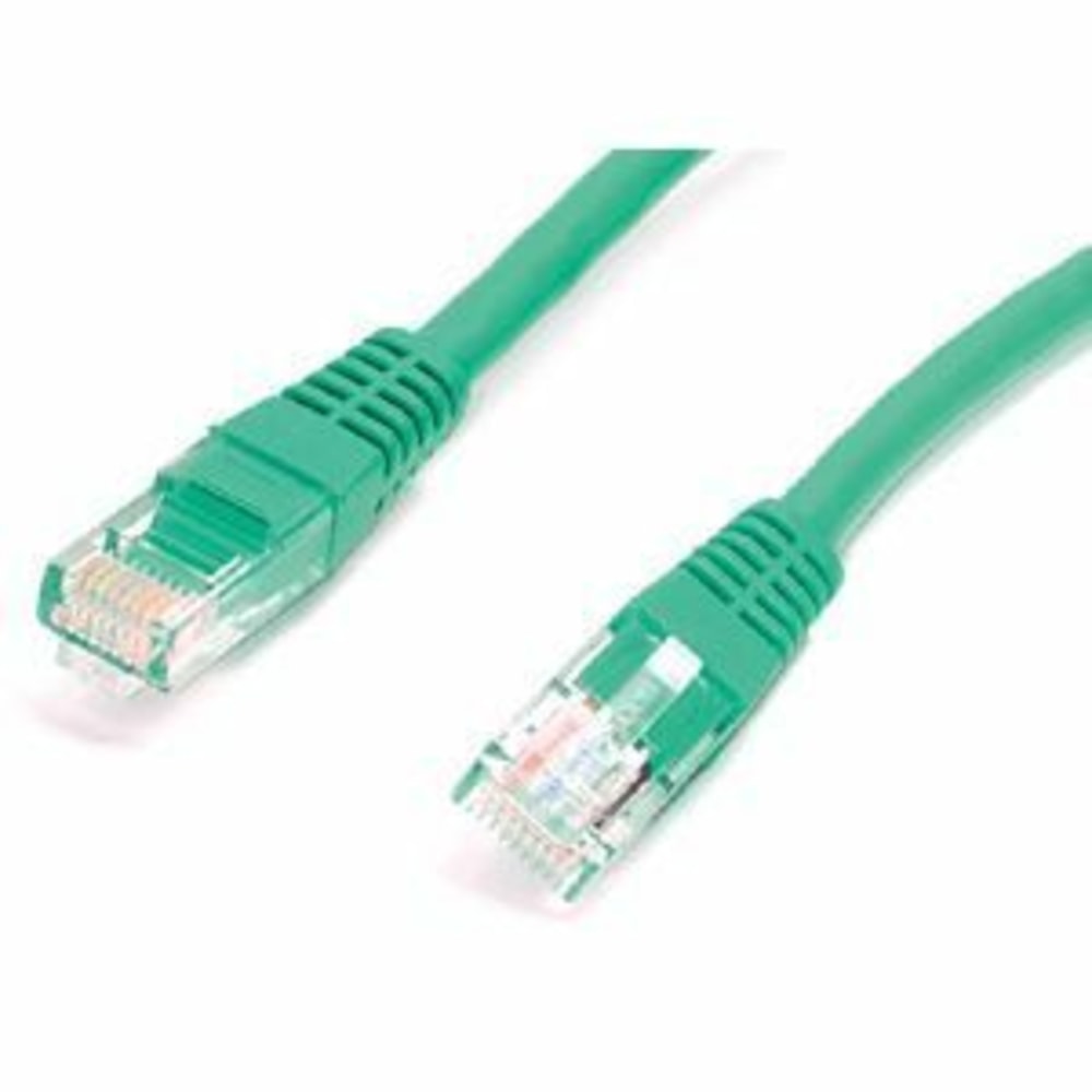 StarTech.com Cat5e Molded UTP Patch Cable, 1ft, Green MPN:M45PATCH1GN