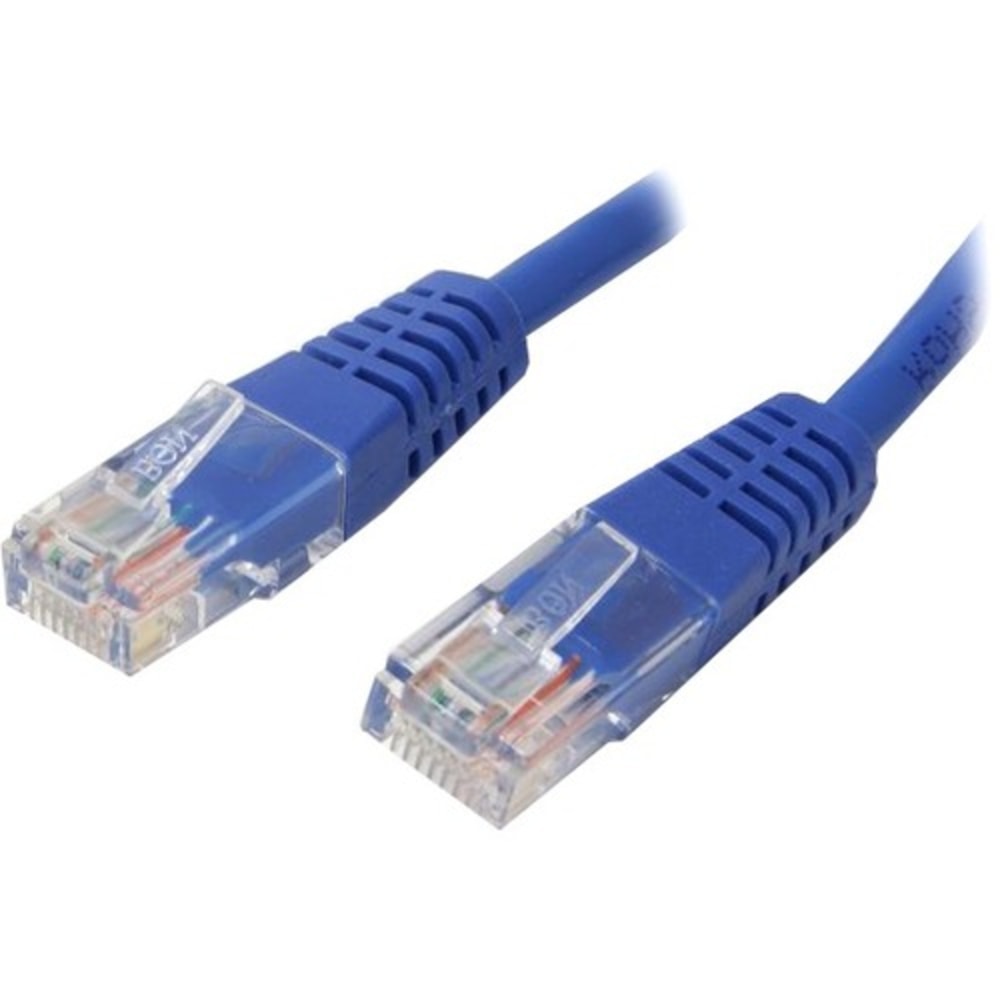 StarTech.com Cat5e Molded UTP Patch Cable, 3ft, Blue MPN:M45PATCH3BL