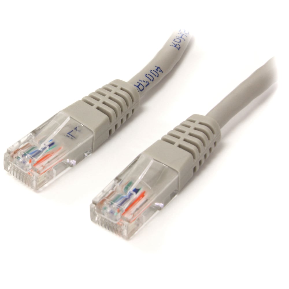 StarTech.com Cat5e Molded Patch Cable, 5ft, Gray MPN:M45PATCH5GR