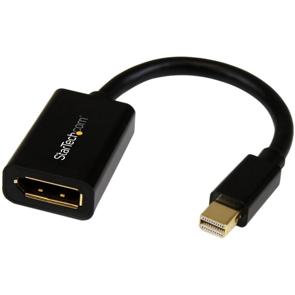 StarTech.com MiniPort toPort Adapter, 4K x 2K Video, Ultra HD Mini DP to DP Converter, mDP to DP 1.2 Adapter, Male/Female MPN:MDP2DPMF6IN