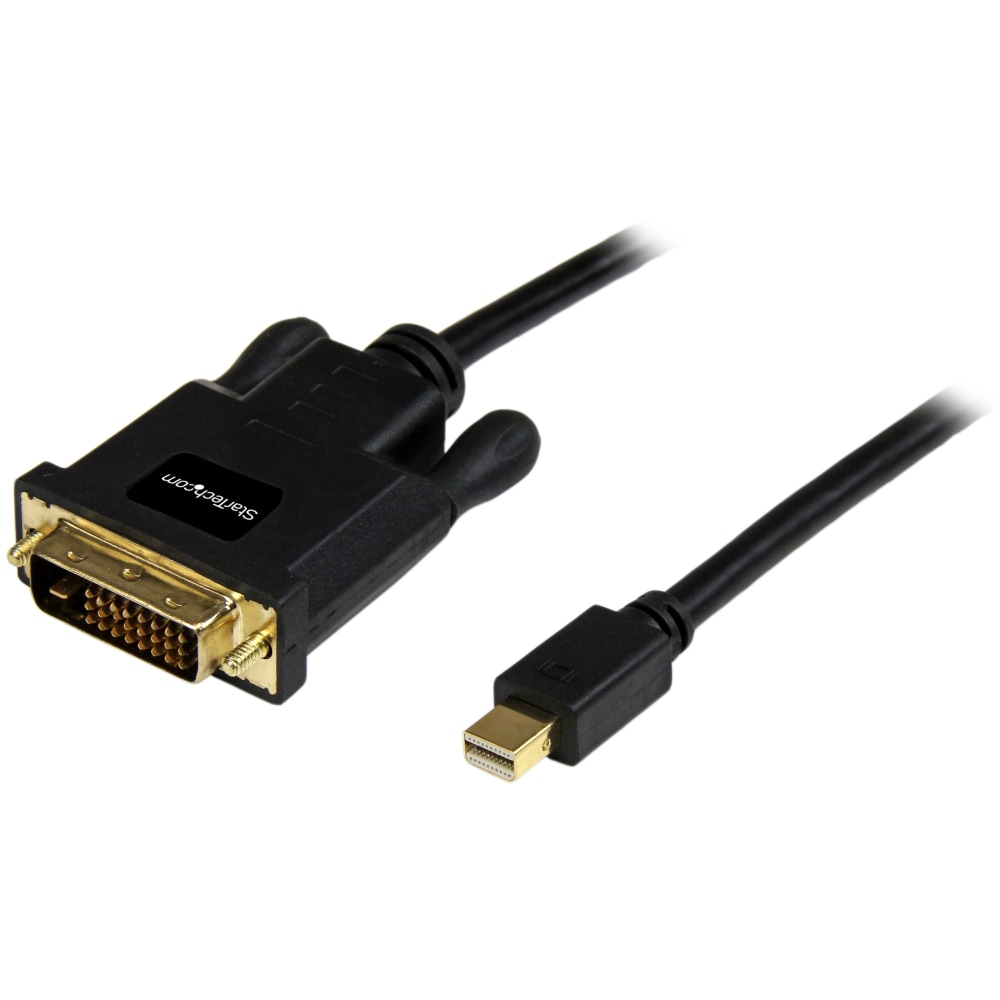 StarTech.com 10ft Mini DisplayPort to DVI Adapter Converter Cable - Mini DP to DVI 1920x1200 - Black MPN:MDP2DVIMM10B