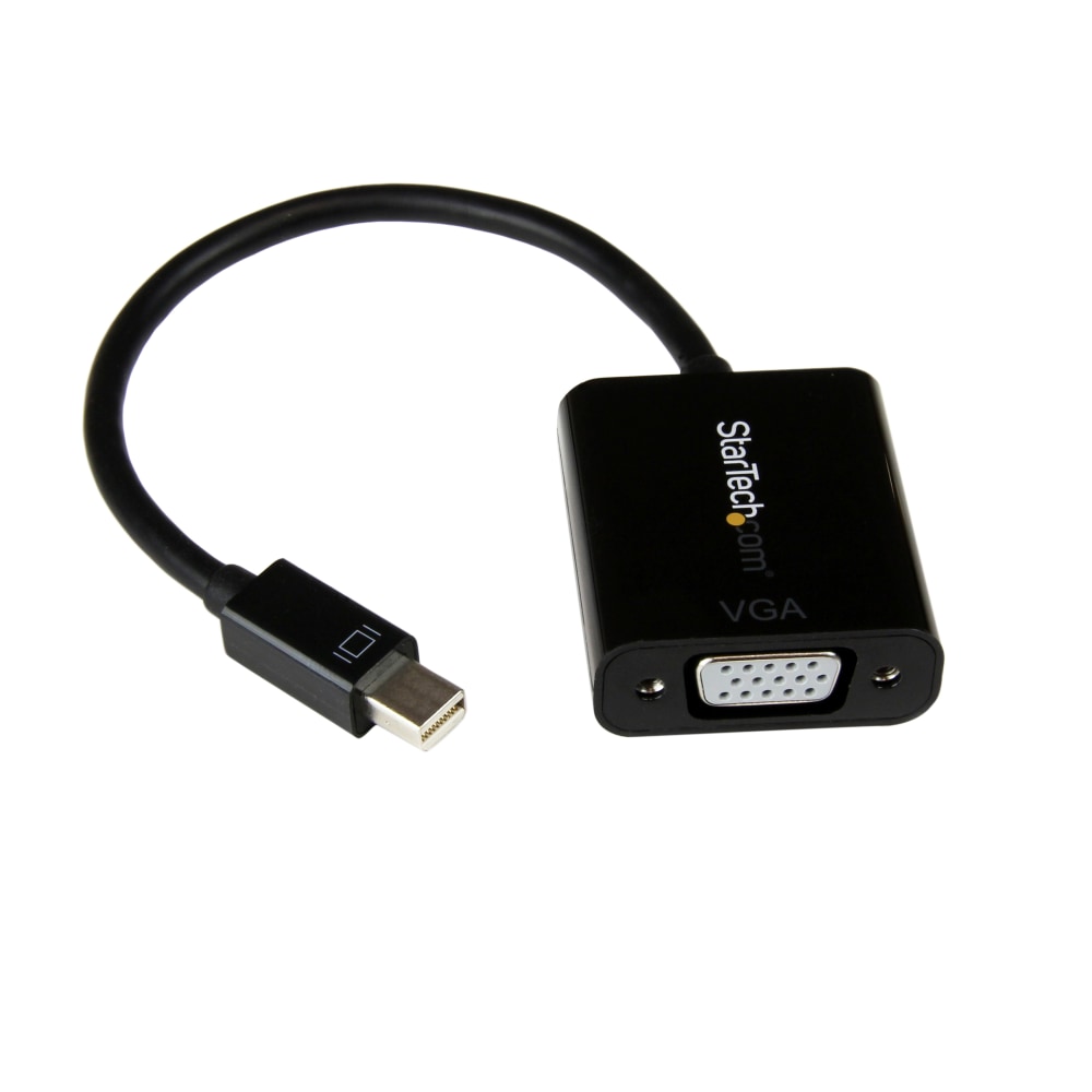 StarTech.com Mini DisplayPort 1.2 to VGA Adapter Converter - Mini DP to VGA - 1920x1200 - 7.10in Mini DisplayPort/VGA Video Cable - MDP2VGA2 MPN:MDP2VGA2