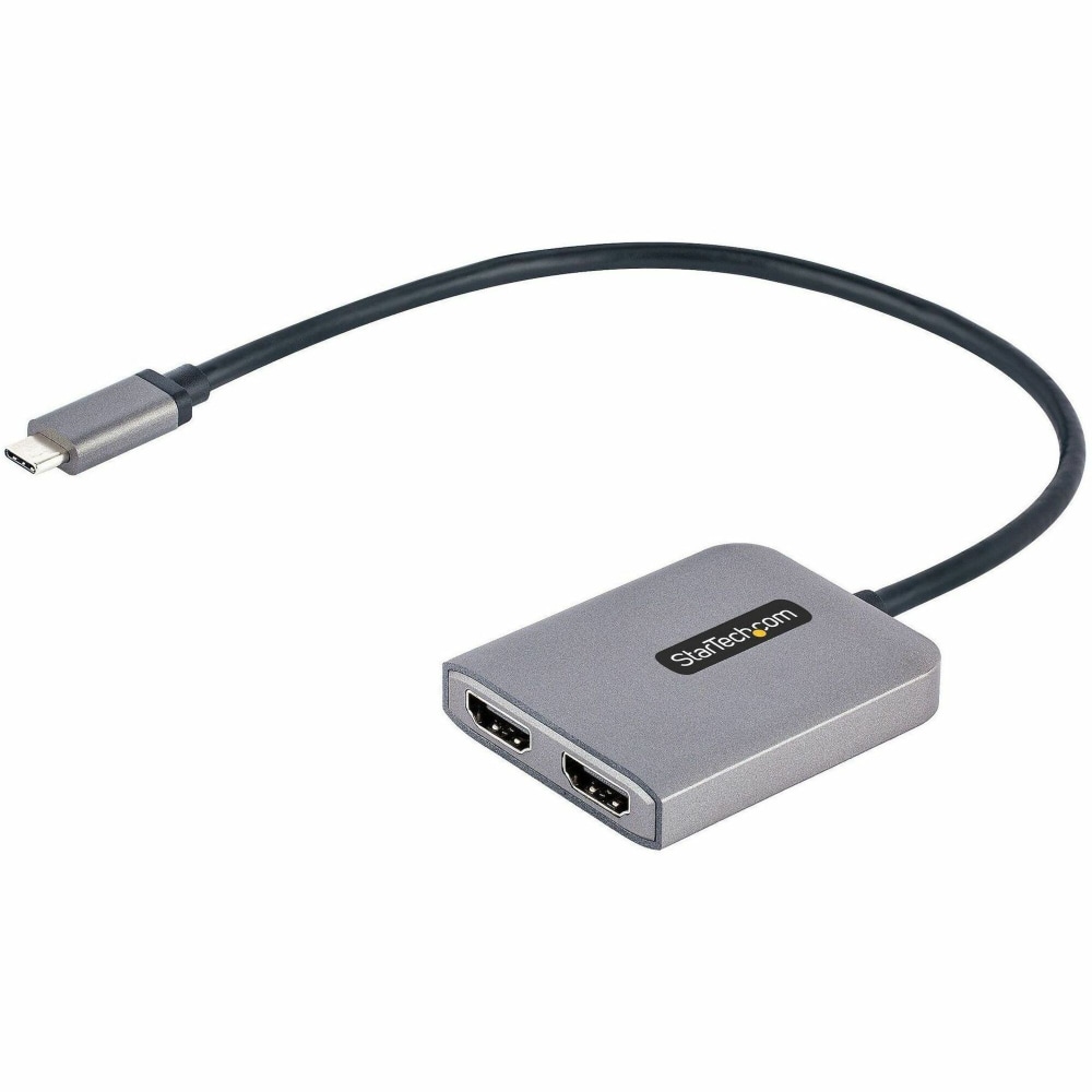 StarTech USB-C to Dual HDMI MST HUB, Dual HDMI 4K 60Hz, USB Type C Multi Monitor Adapter - MST14CD122HD MPN:MST14CD122HD