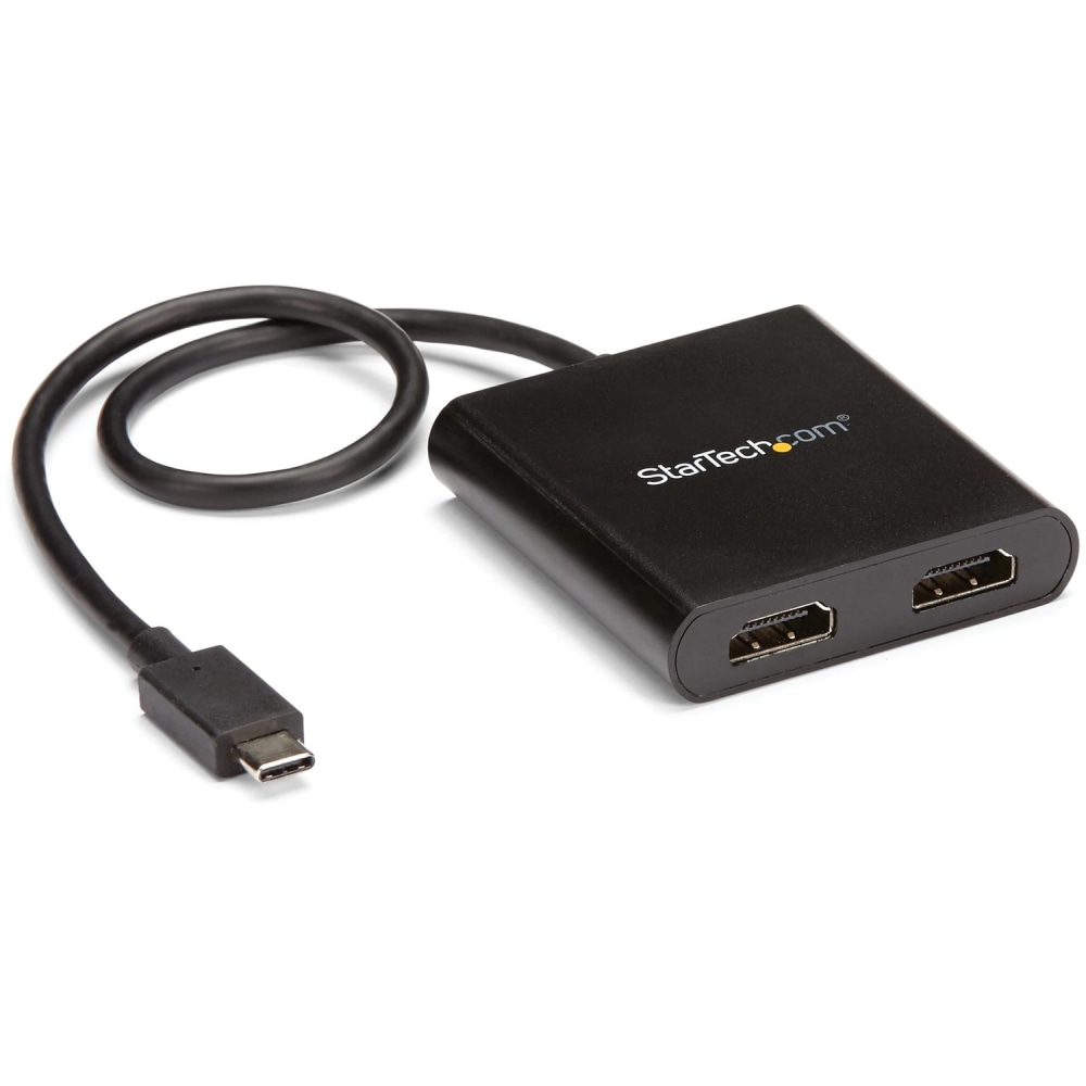StarTech.com USB-C to Dual HDMI Adapter, USB Type-C Multi-Monitor MST Hub, Dual 4K 30Hz HDMI Laptop Display Extender/Splitter, Windows~ MPN:MSTCDP122HD