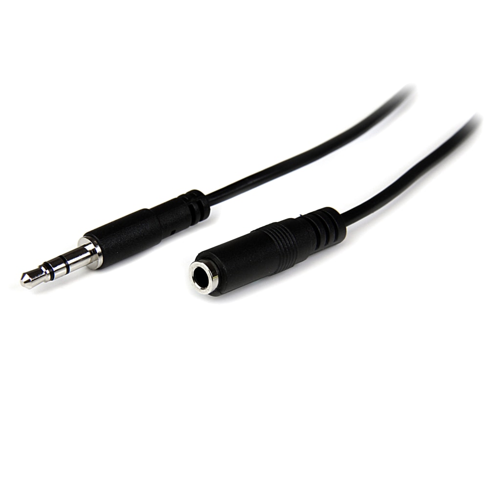 StarTech.com Slim 3.5mm Stereo Extension Audio Cable, 3.3ft MPN:MU1MMFS