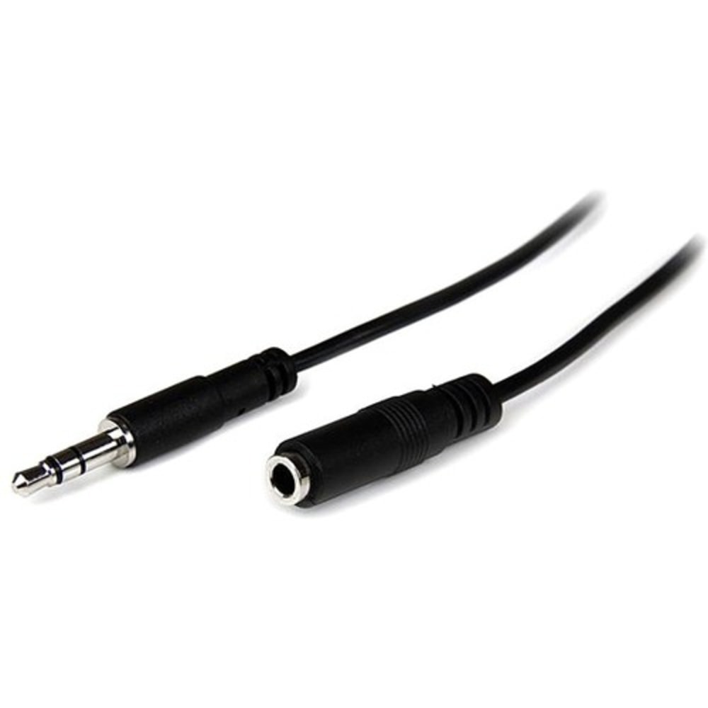 StarTech.com Slim 3.5mm Stereo Extension Audio Cable, 6ft MPN:MU2MMFS