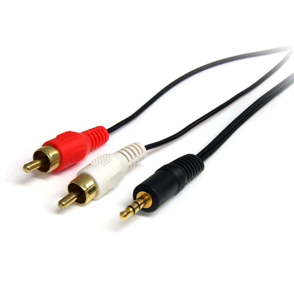 StarTech.com - Stereo Audio cable - RCA (M) - mini-phone stereo 3.5 mm (M) - 0.91 m - Connect your Computer or Audio Player to an RCA Audio Device MPN:MU3MMRCA