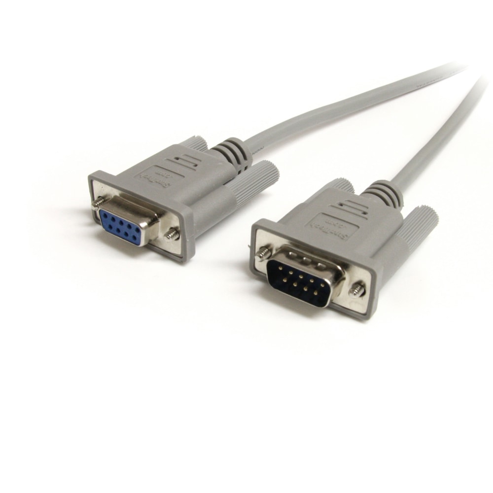 StarTech.com 6ft Straight Through Serial Cable - DB9 M/F (MXT100) - Serial cable - DB-9 (M) to DB-9 (F) - 6 ft - - MXT100 MPN:MXT100