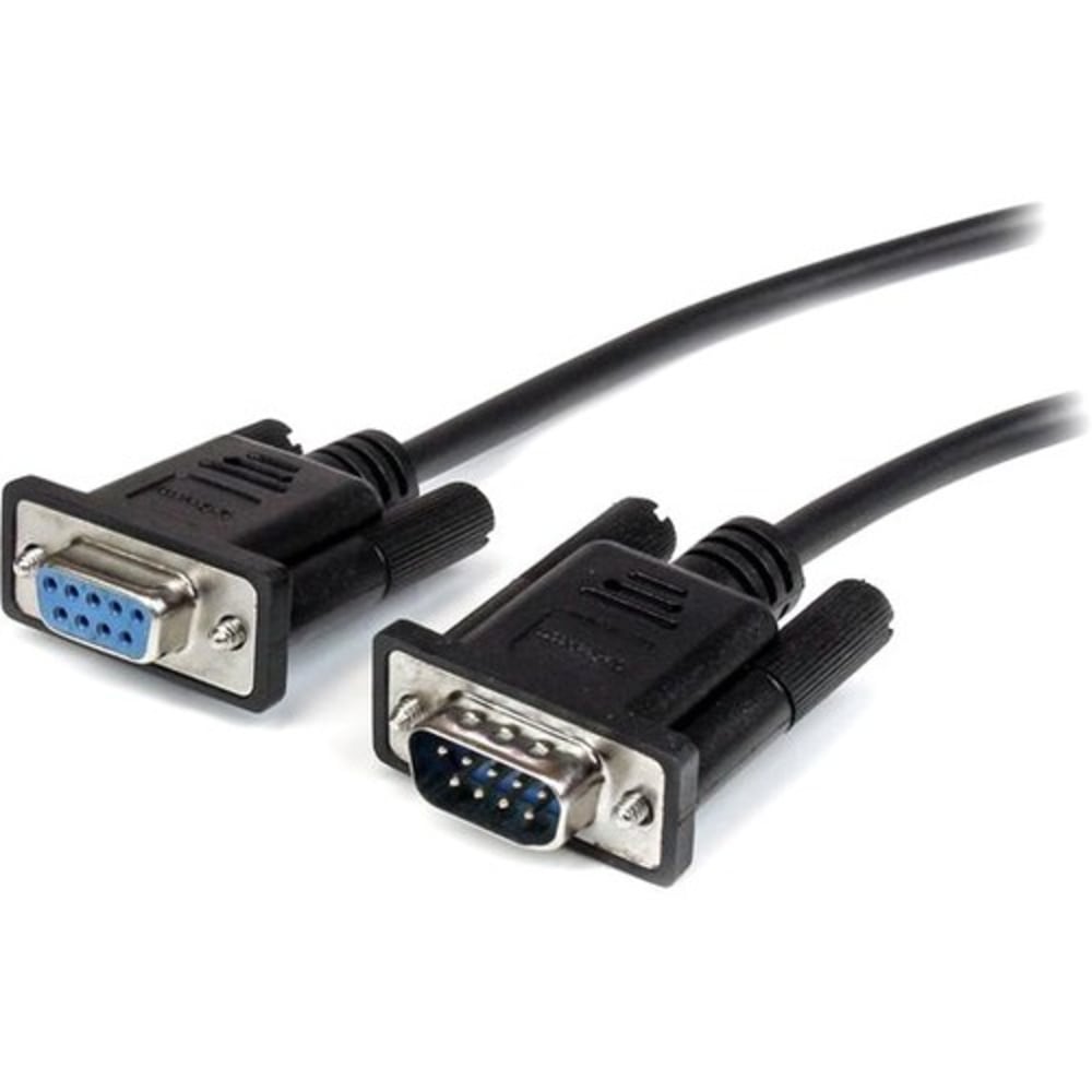 StarTech.com 0.5m Black Straight Through DB9 RS232 Serial Cable - DB9 RS232 Serial Extension Cable - Male to Female Cable - MXT10050CMBK MPN:MXT10050CMBK