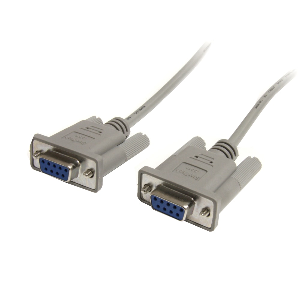 StarTech 6 ft Straight Through Serial Cable - DB9 F/F - Connect two DB9 equipped serial devices MPN:MXT100FF