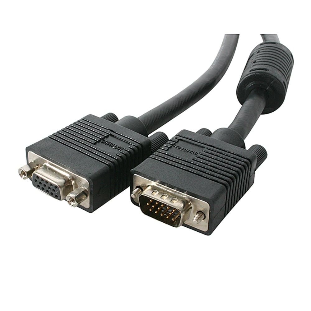 StarTech.com Coax High Res VGA Monitor extension Cable - HD-15 (M) - HD-15 (F) - 6 ft - 6ft VGA Cable - MXT101HQ MPN:MXT101HQ