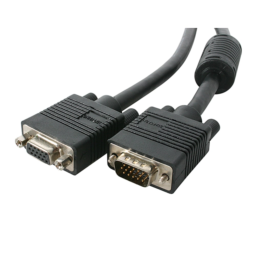 StarTech.com Coax High-Resolution VGA Monitor extension Cable - SVGA - HD-15 (M) - HD-15 (F) - 35 ft - MXT101HQ35 MPN:MXT101HQ35