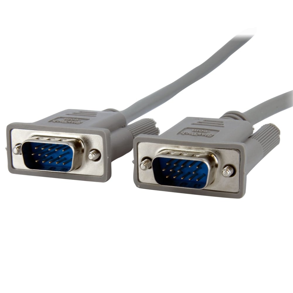 StarTech.com 6 ft VGA Monitor Cable - HD15 M/M - Display cable - HD-15 (M) - HD-15 (M) - 1.8 m - Attach a PC VGA port to a switchbox - MXT101MM MPN:MXT101MM