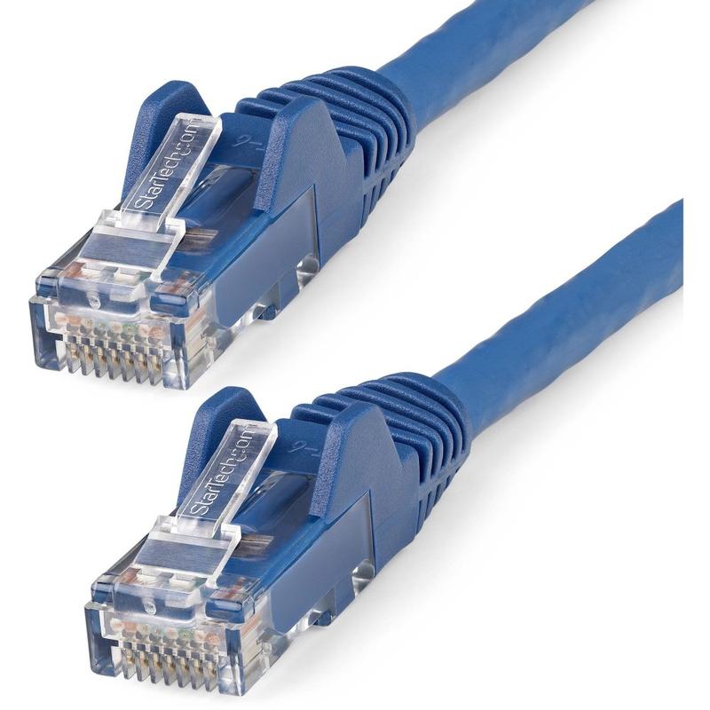 StarTech.com 15ft (4.6m) CAT6 Ethernet Cable, LSZH (Low Smoke Zero Halogen) 10 GbE Snagless 100W PoE UTP RJ45 Blue Network Patch Cord, ETL MPN:N6LPATCH15BL
