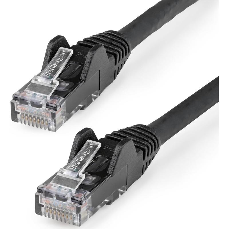 StarTech.com 1ft LSZH CAT6 Ethernet Cable - Black Snagless Patch Cord - First End: 1x RJ-45 Male Network - N6LPATCH1BK MPN:N6LPATCH1BK