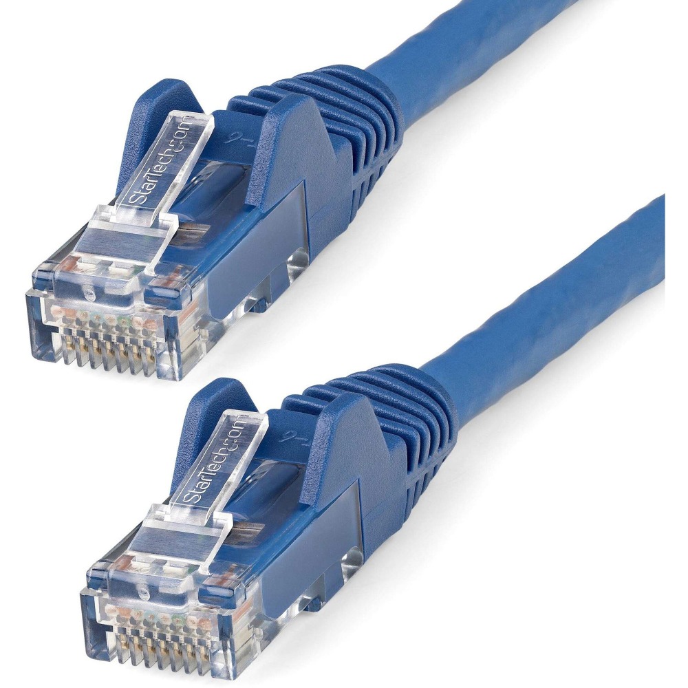 StarTech.com 50ft (15m) CAT6 Ethernet Cable, LSZH (Low Smoke Zero Halogen) 10 GbE Snagless 100W PoE UTP RJ45 Blue Network Patch Cord, ETL MPN:N6LPATCH50BL