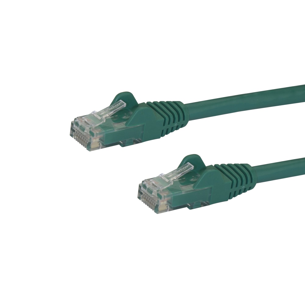 StarTech.com 10ft CAT6 Ethernet Cable - Green Snagless Gigabit CAT 6 Wire - 10ft Green CAT6 up to 160ft - 650MHzSnagless UTP RJ45 patch/network cord MPN:N6PATCH10GN