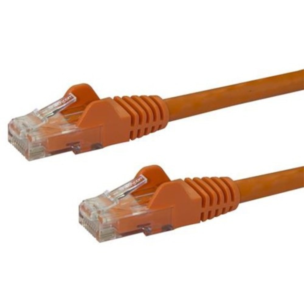 StarTech.com 10ft CAT6 Ethernet Cable - Orange Snagless Gigabit CAT 6 Wire MPN:N6PATCH10OR