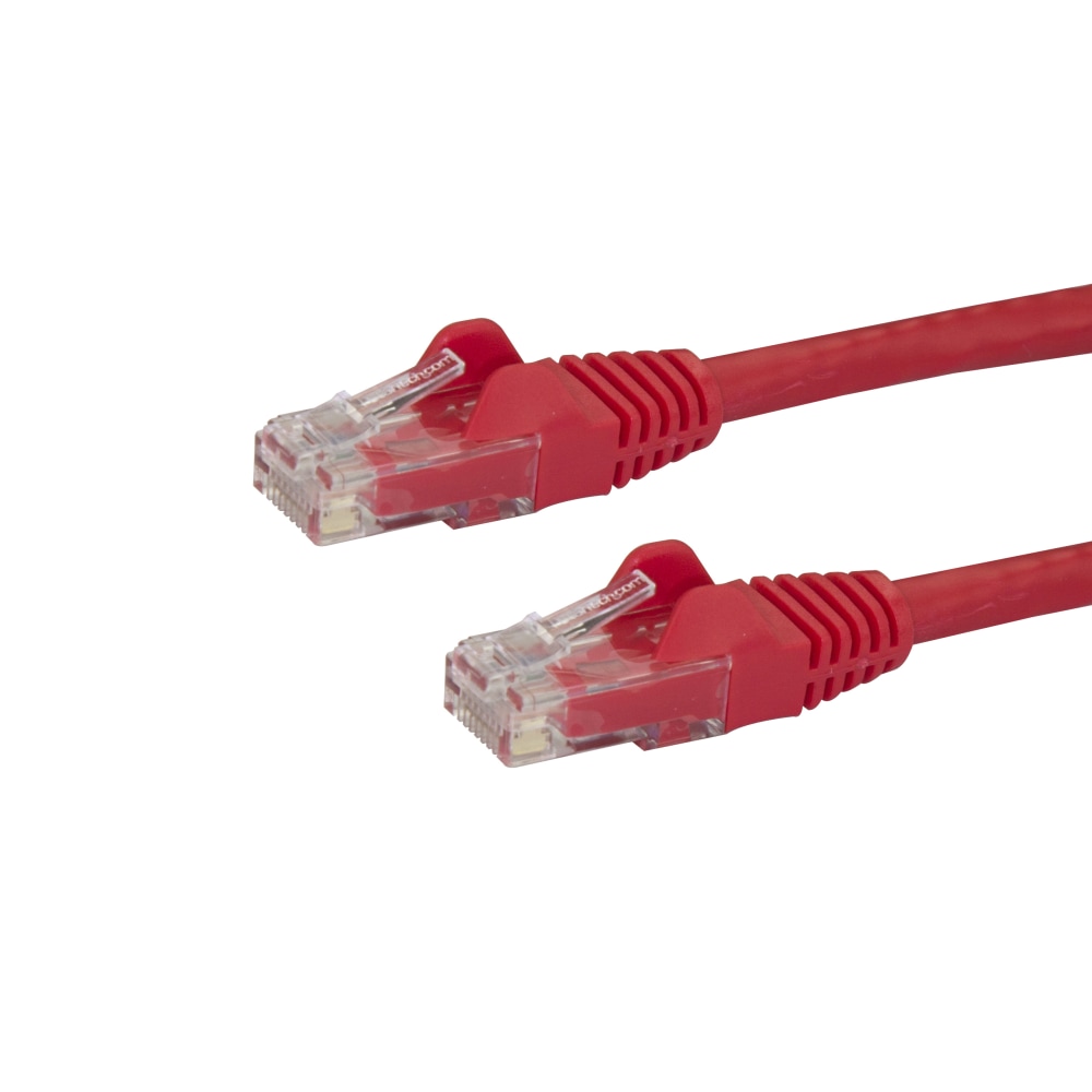 StarTech.com 10ft CAT6 Ethernet Cable - Red Snagless Gigabit CAT 6 Wire MPN:N6PATCH10RD