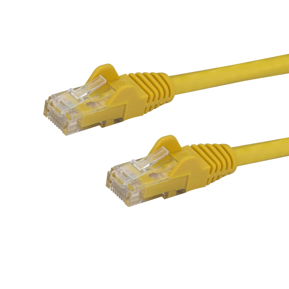 StarTech.com 3ft CAT6 Ethernet Cable - Yellow Snagless Gigabit CAT 6 Wire - 3ft Yellow CAT6 up to 160ft - N6PATCH3YL MPN:N6PATCH3YL