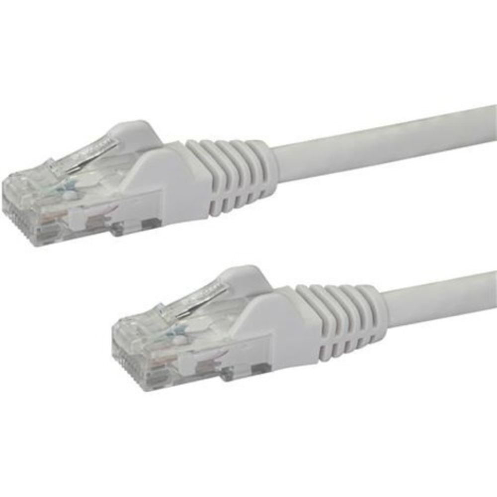 StarTech.com 4ft CAT6 Ethernet Cable - White Snagless Gigabit CAT 6 Wire - 4ft White CAT6 up to 160ft - 650MHz (Min Order Qty 8) MPN:N6PATCH4WH