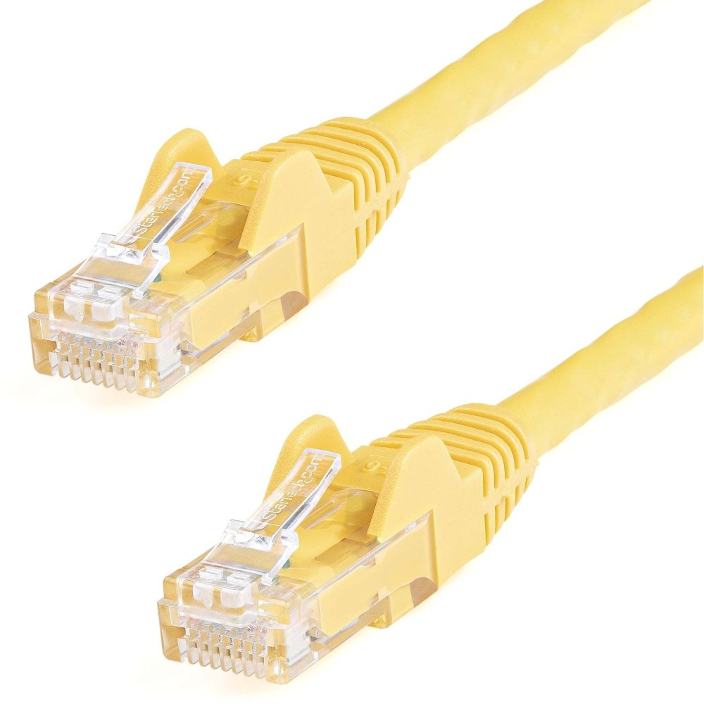 StarTech.com 4ft CAT6 Ethernet Cable - Yellow Snagless Gigabit - 100W PoE UTP 650MHz Category 6 Patch Cord UL Certified Wiring/TIA - N6PATCH4YL MPN:N6PATCH4YL