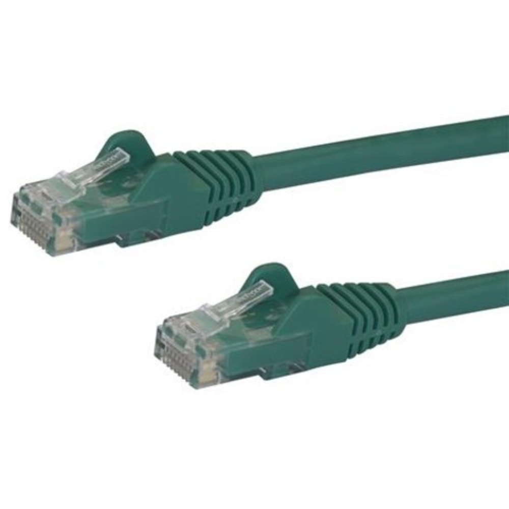 StarTech.com 50ft CAT6 Ethernet Cable - Green Snagless Gigabit CAT 6 Wire - 50ft Green CAT6 up to 160ft - N6PATCH50GN MPN:N6PATCH50GN