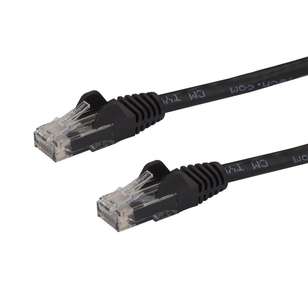StarTech.com 5ft CAT6 Ethernet Cable - Black Snagless Gigabit CAT 6 Wire - 5ft Black CAT6 up to 160ft - 650MHz Snagless UTP RJ45 patch/network cord MPN:N6PATCH5BK