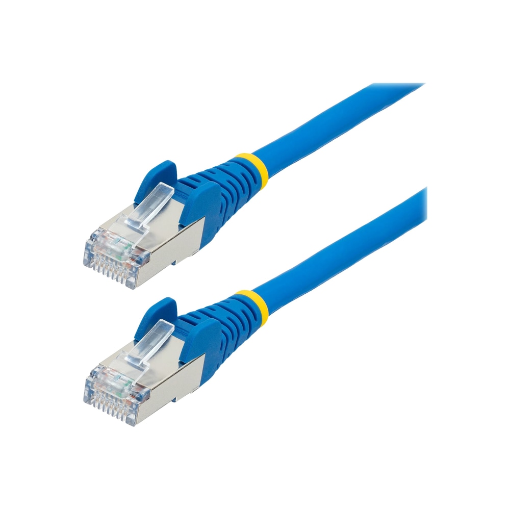 StarTech.com 25ft CAT6a Ethernet Cable, Blue Low Smoke Zero Halogen (LSZH) 10 GbE 100W PoE S/FTP Snagless R - NLBL25FCAT6APATCH MPN:NLBL-25F-CAT6A-PATCH
