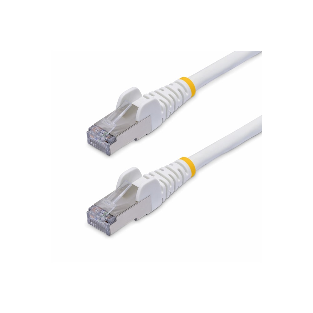 StarTech.com 40ft White CAT8 Ethernet Cable, Snagless RJ45, 25G/40G 2000MHz, 100W PoE, S/FTP, 26AWG Pure Bare Copper, LSZH Network Patch Cord MPN:NLWH-40F-CAT8-PATCH