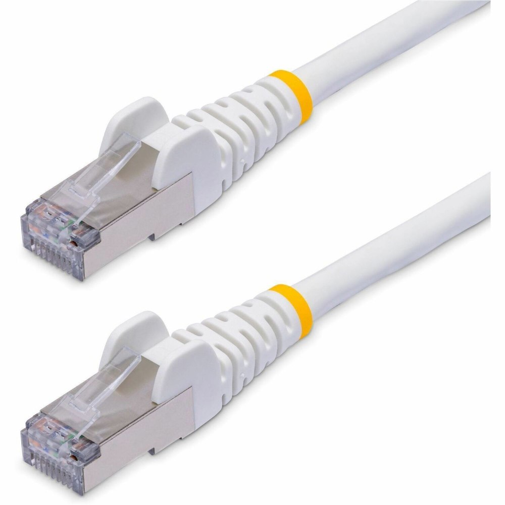 StarTech.com 6ft White CAT8 Ethernet Cable, Snagless RJ45, 25G/40G 2000MHz, 100W PoE, S/FTP, 26AWG Pure Bare Copper, LSZH Network Patch Cord MPN:NLWH-6F-CAT8-PATCH