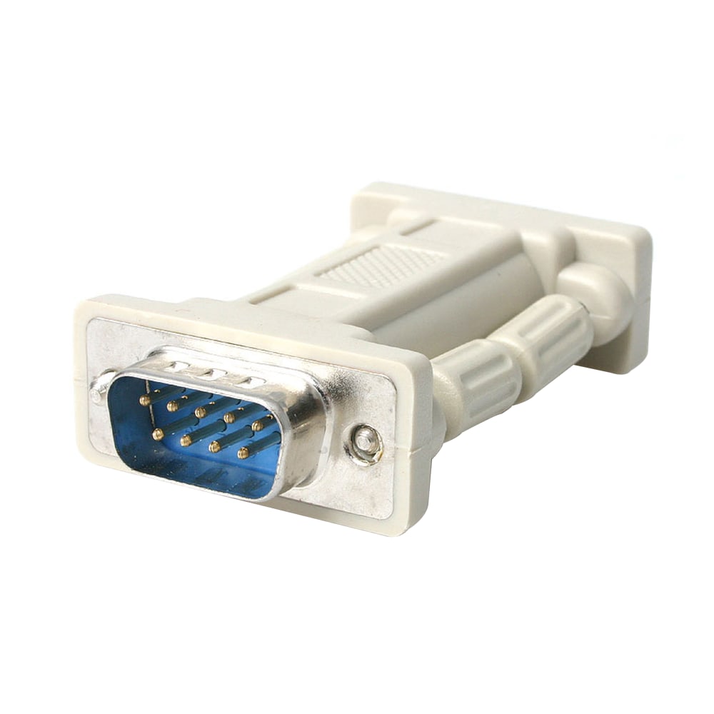 StarTech.com DB9 RS232 Serial Null Modem Adapter - Null modem adapter - DB-9 (M) to DB-9 (F) - NM9MF - Null modem adapter - DB-9 (M) to DB-9 (F) - MPN:NM9MF