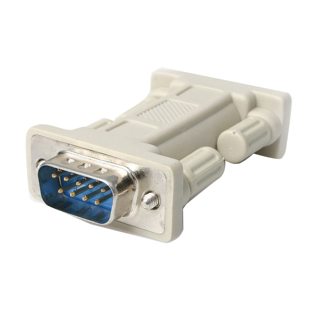 StarTech.com DB9 RS232 Serial Null Modem Adapter, M/M, NM9MM MPN:NM9MM