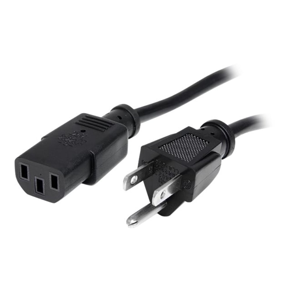 StarTech.com Computer Power Cord - 10 ft. - 10 Pack - Replacement Computer Power Cable - NEMA 5 15p to c13 Power Cord (PXT1011010PK) MPN:PXT1011010PK