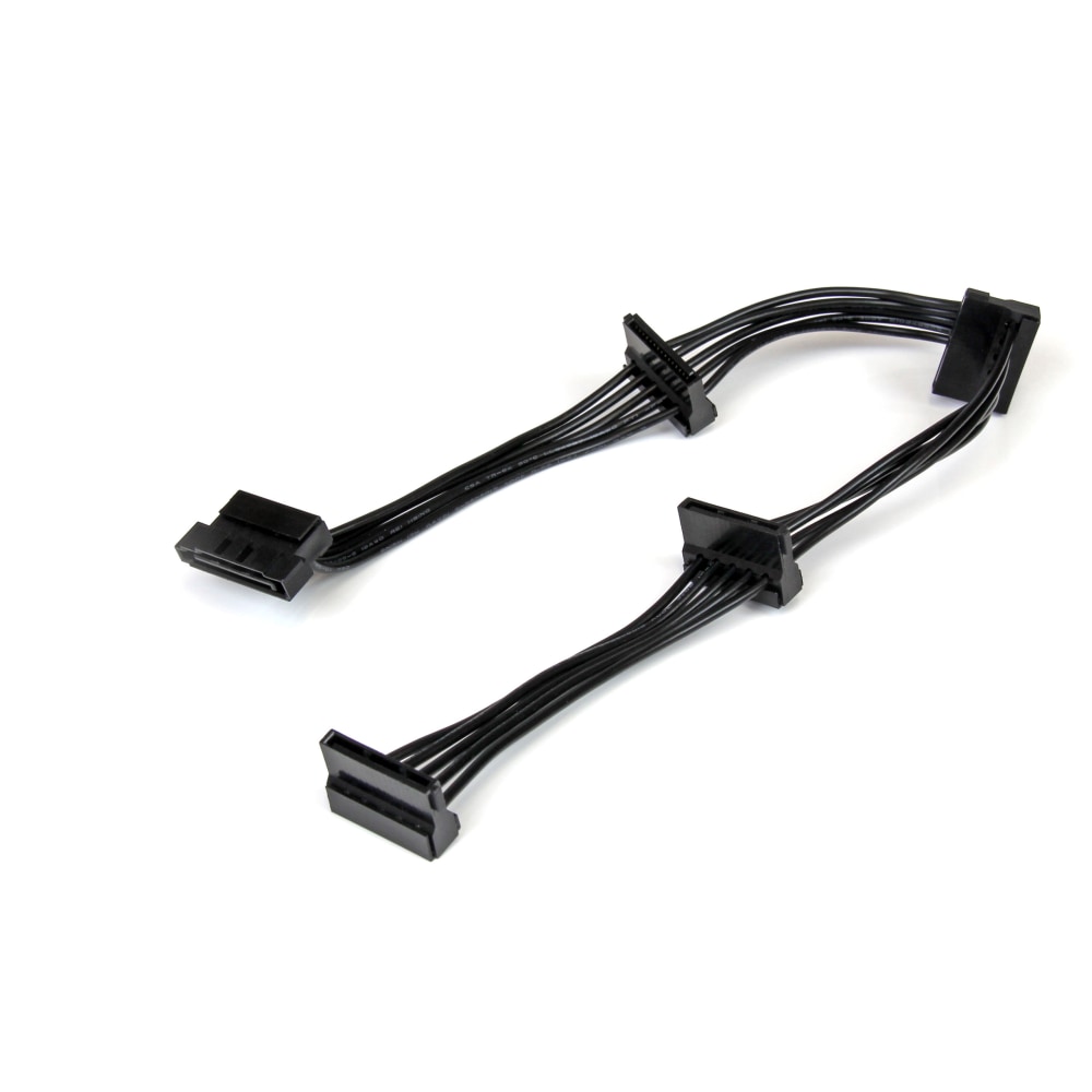 StarTech.com 4x SATA Power Splitter Adapter Cable - Add four extra SATA power outlets to your Power Supply - PYO4SATA MPN:PYO4SATA